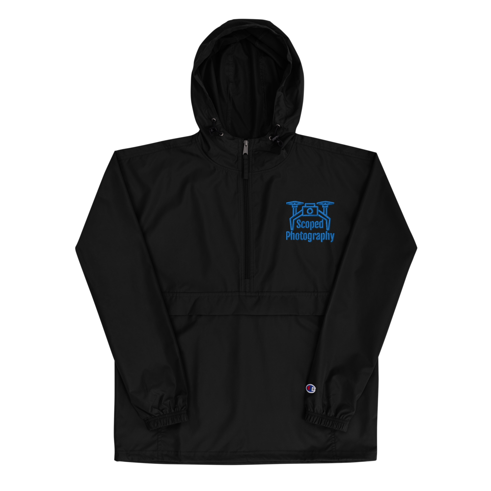Embroidered Scoped Photography Champion Rain Jacket