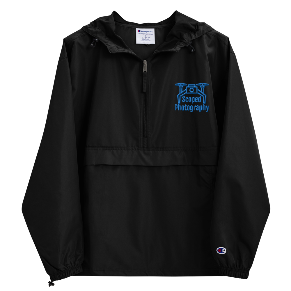 Embroidered Scoped Photography Champion Rain Jacket