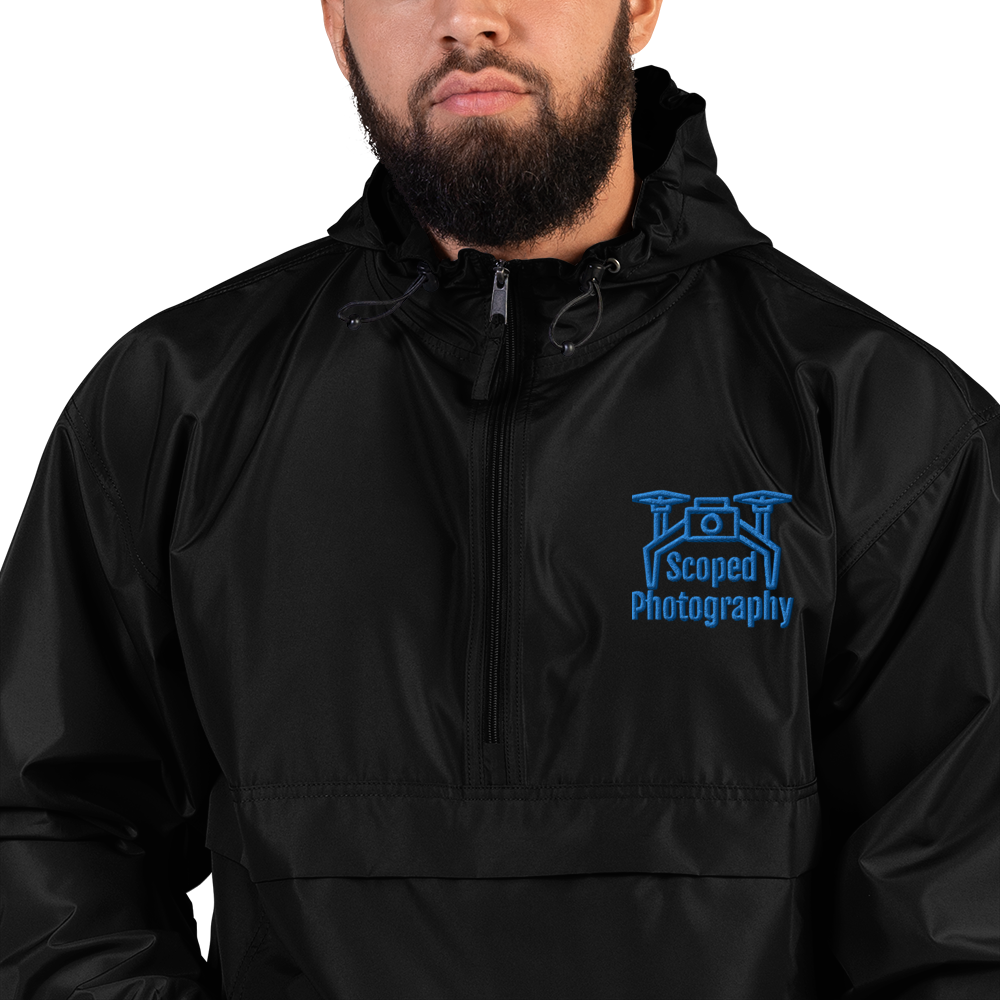 Embroidered Scoped Photography Champion Rain Jacket