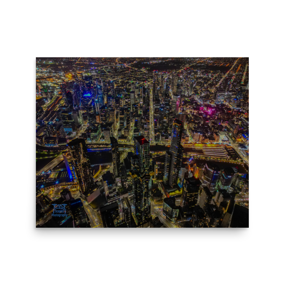 Melbourne CBD Poster ©
