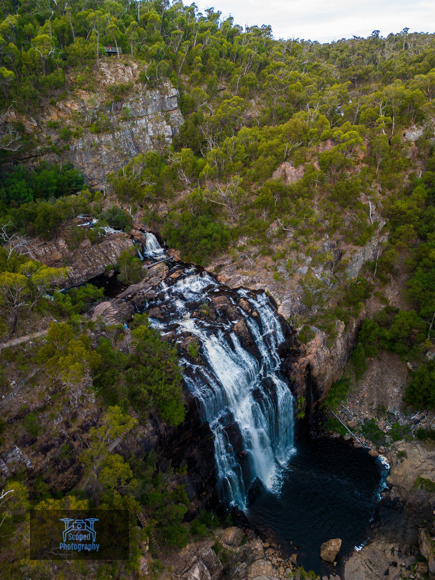 MacKenzie Falls Canvas Portrait