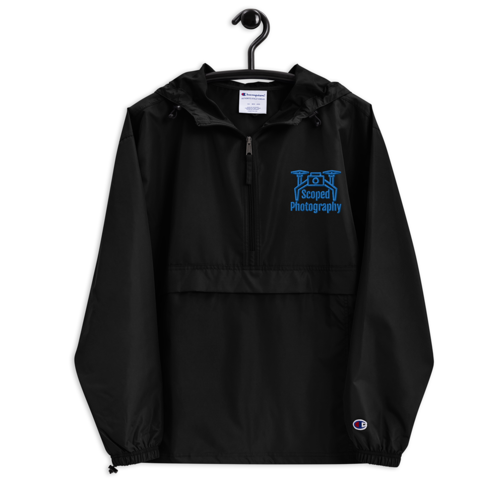 Embroidered Scoped Photography Champion Rain Jacket