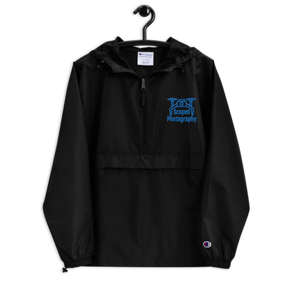 Embroidered Scoped Photography Champion Rain Jacket