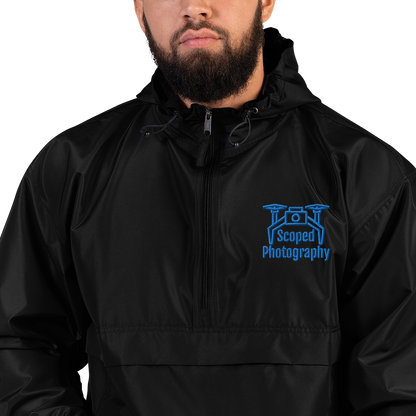 Embroidered Scoped Photography Champion Rain Jacket